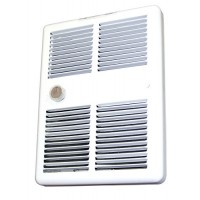 TPI E3210TRPW Series 3200 Midsized Fan Forced Wall Heater with Wall Box  Standard Model  Built-In Single Pole Thermostat  1000 W  8.33 Amps - B001C27TGS